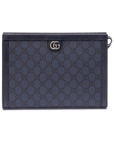 Gucci `Ophidia` Pouch - Blue