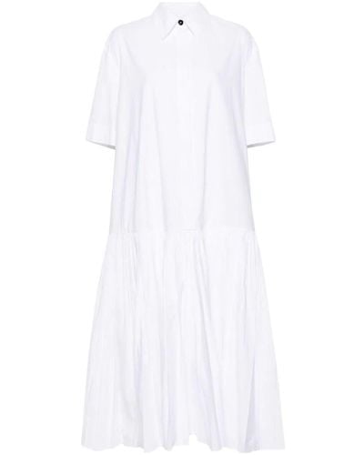 Jil Sander Cotton Shirt Dress - White