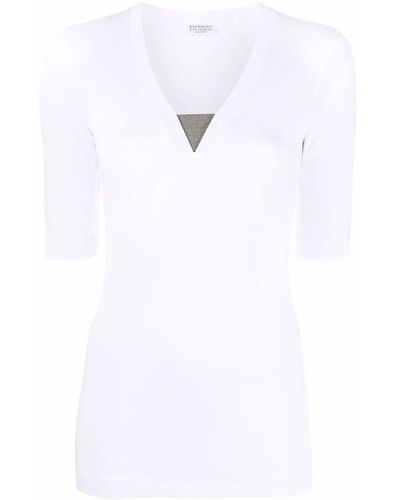 Brunello Cucinelli Cotton T-shirt - White