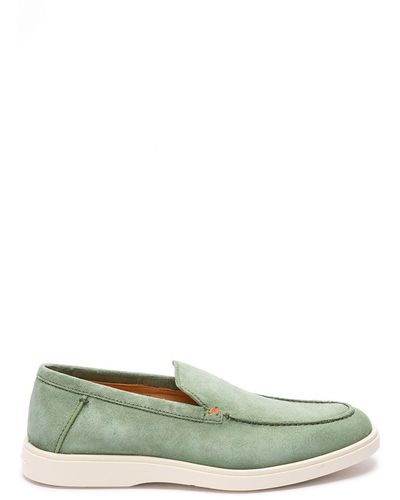 Santoni `Botanist` Loafers - Green