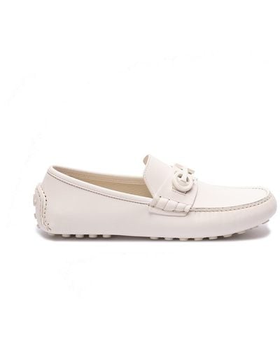 Ferragamo `Grazioso` Loafers - White