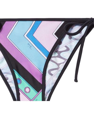 Emilio Pucci Bikini`S Slip - Blu