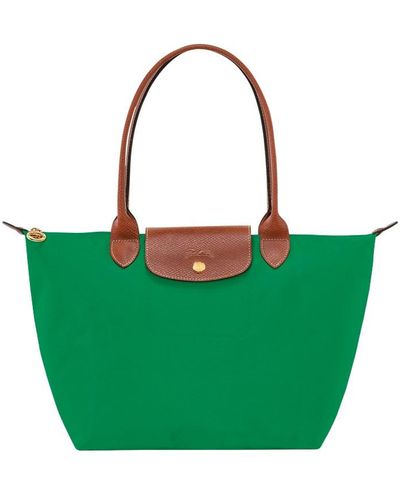 Longchamp `Le Pliage Original` Medium Tote Bag - Green