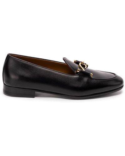 Edhen Milano `comporta Lock` Leather Loafers - Black
