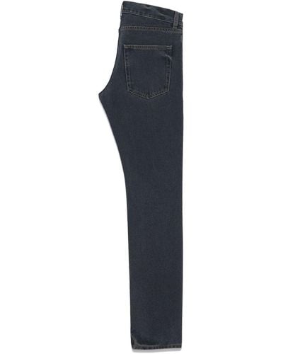 Saint Laurent Jeans slim con cinque tasche - Blu