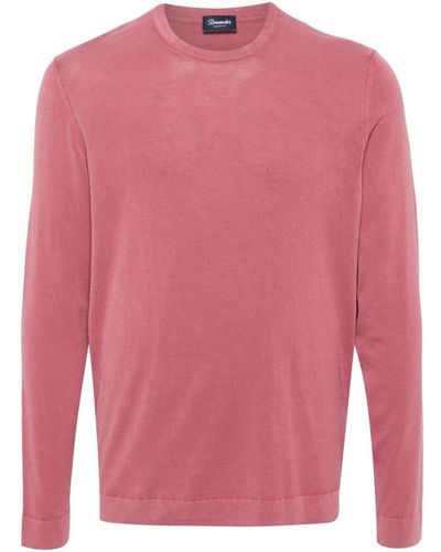 Drumohr Long Sleeve T-Shirt - Pink