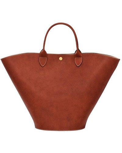 Longchamp `Epure` Extra Large Tote Bag - Brown