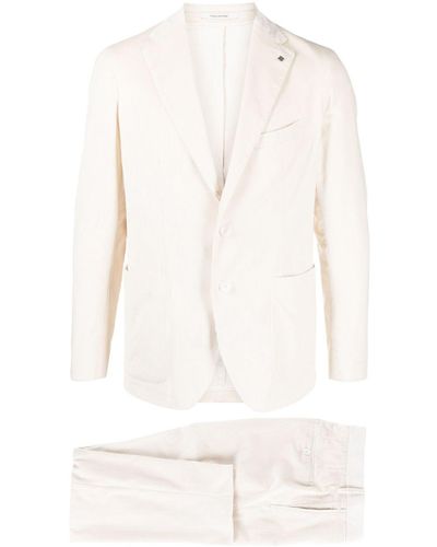Tagliatore Two-piece Single-breasted Suit - White