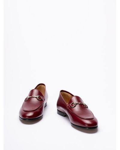 Gucci `Jordaan` Loafers - Rosso