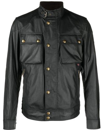 Belstaff Waxed Cotton Jacket - Black