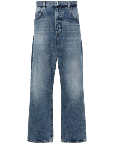 Givenchy Mid-Rise Straight-Leg Jeans - Blue