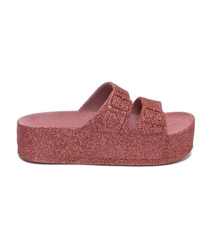 CACATOES Candy Scented And Sparkly Platform Sandals - Pink