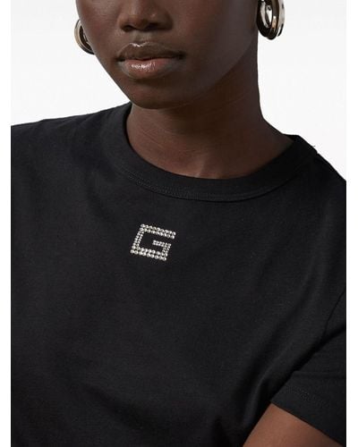 Gucci Crystal g cotton jersey t-shirt - Nero