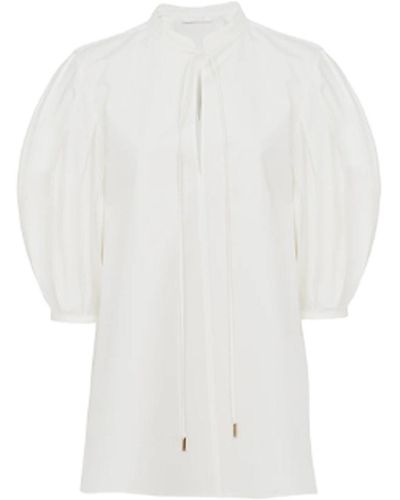 Chloé Shirt Dress - White