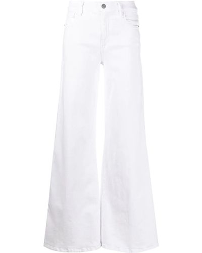 FRAME `Le Palazzo Pant` Jeans - Bianco
