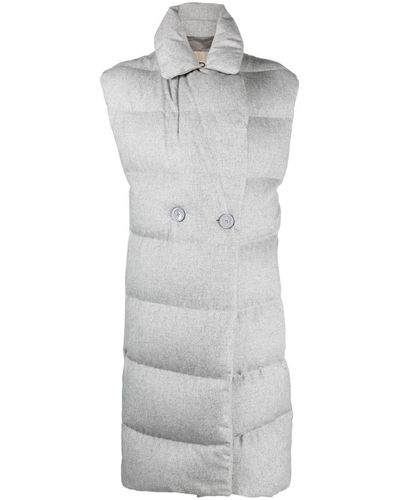 Herno Quilted Padded Gilet - Grey
