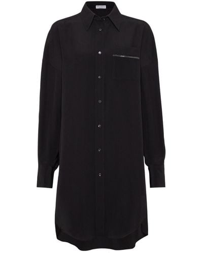 Brunello Cucinelli Long Sleeve Shirt - Black