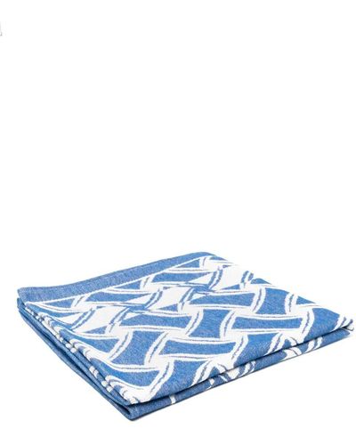 Drumohr `` Beach Towel - Blue