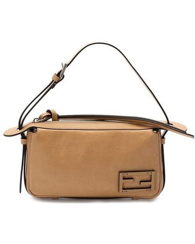 Fendi `Simply ` Mini Flap Bag - Brown