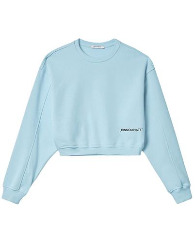 hinnominate Cropped Sweatshirt - Blue