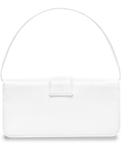Longchamp `Box-Trot Colors` Medium Baguette Bag - Bianco