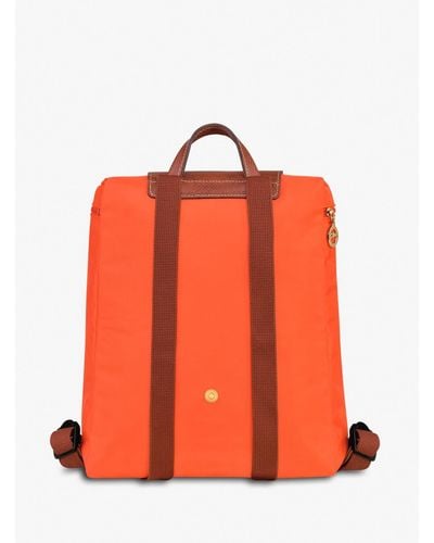 Longchamp `Le Pliage Original` Medium Backpack - Arancione