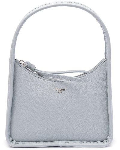 Fendi Mini Hobo Bag - Gray