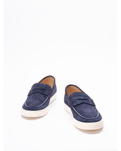 Brunello Cucinelli Slip-On Shoes - Blu
