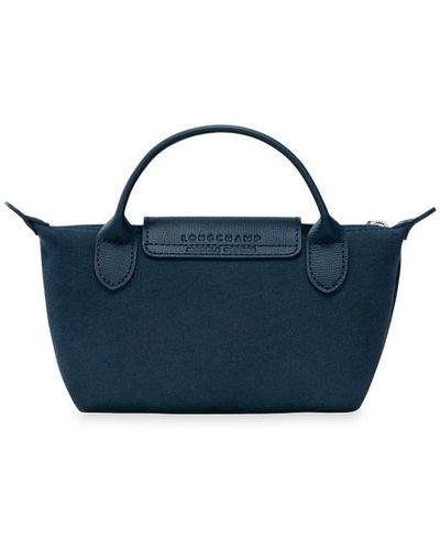 Longchamp `Le Pliage Université` Clutch Bag - Blu