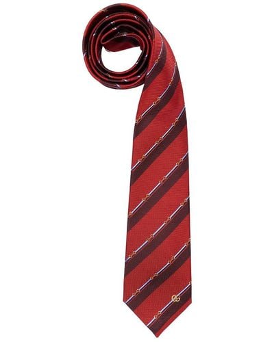 Gucci `lynn 7.0` Tie - Red