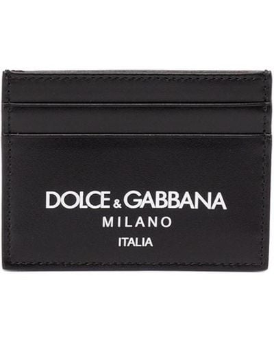 Dolce & Gabbana Card Holder With Logo - White