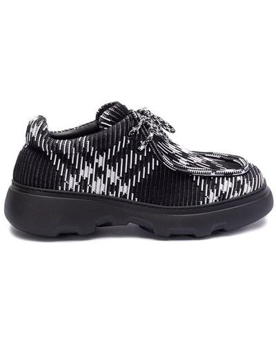 Burberry `Creeper` Lace-Up Shoes - Black