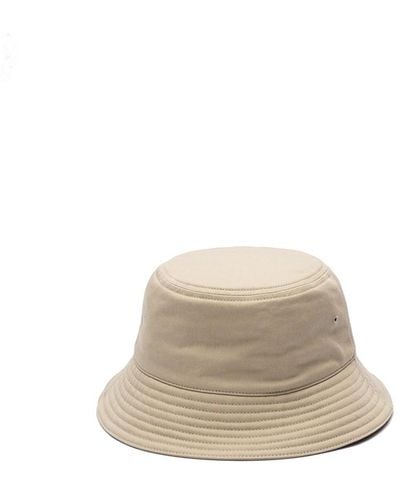 Burberry `Ekd Sketch` Bucket Hat - White
