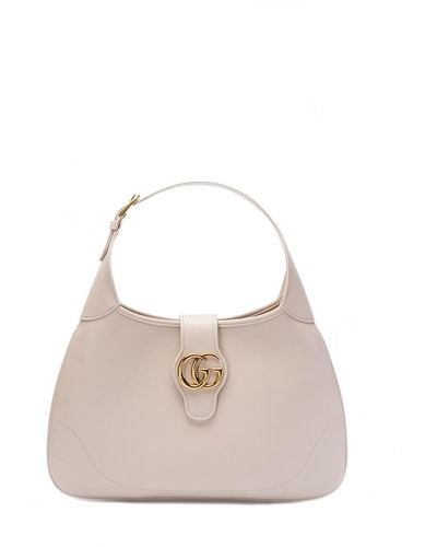 Gucci `Aphrodite` Medium Shoulder Bag - Natural