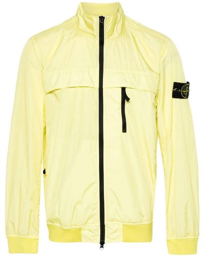 Stone Island Reps Zip-up Lightweight Jacket - Yellow