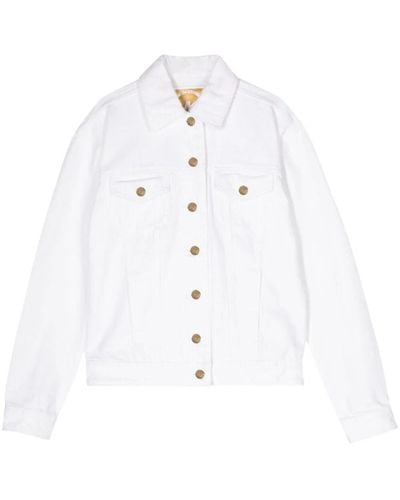 Michael Kors Long-sleeve Denim Jacket - White