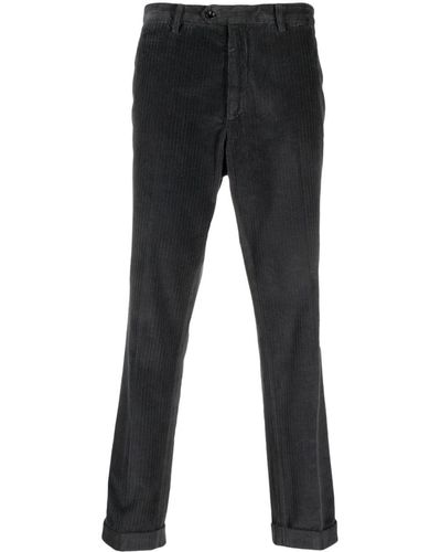 Drumohr Trousers Without Pinces - Black