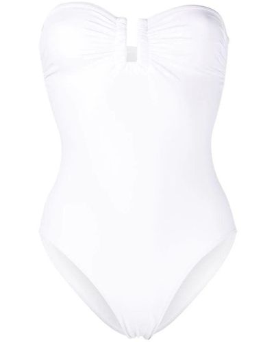 Eres Sweetheart-neck One-piece Swimsuit - White