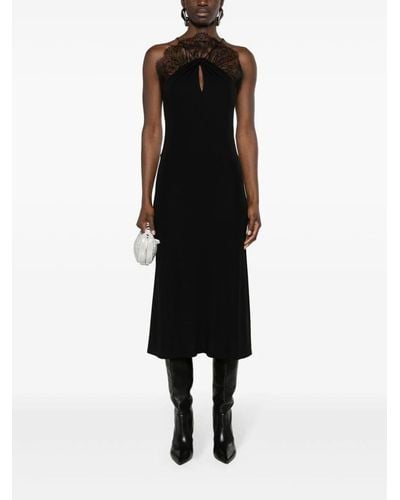 Givenchy Sleeveless Dress With Lace - Nero