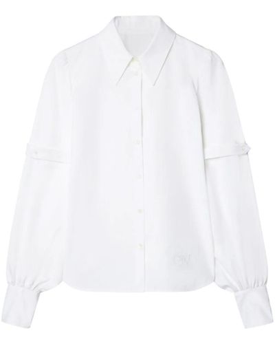 Off-White c/o Virgil Abloh Shirt With Band Detail - White