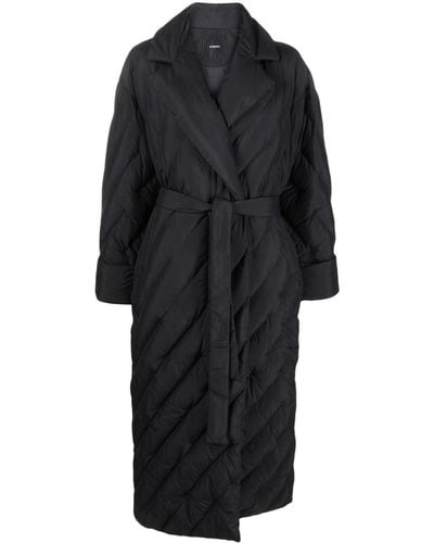 Pinko Quilted Padded Coat - Black