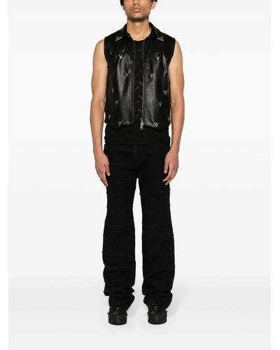 ANDERSSON BELL `Waden Military` Sleeveless Top - Nero