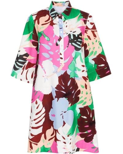 Sara Roka `Jackalyn` Midi Dress - Multicolor