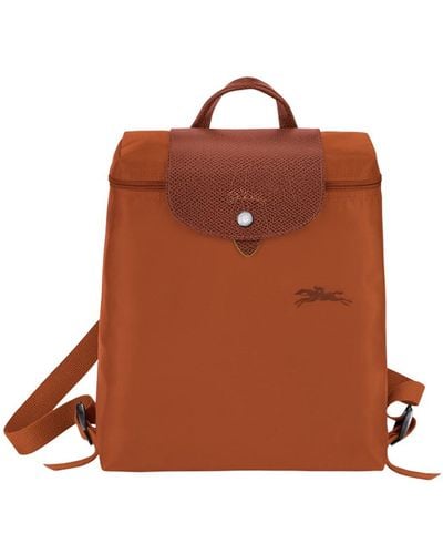 Longchamp Le Pliage Green Backpack - Brown