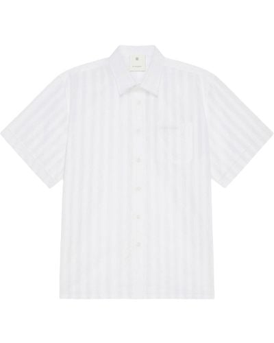 Givenchy Short Sleeve Shirt With Pocket - White