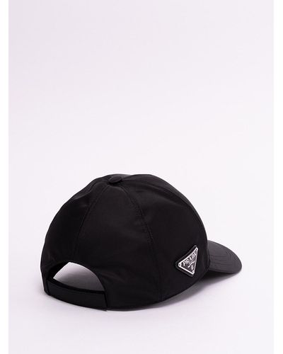 Prada Cappello Da Baseball `Re-Nylon - Nero