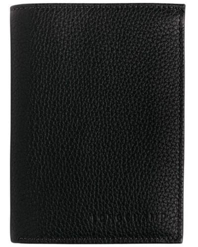 Longchamp Le Foulonné Wallet - Black