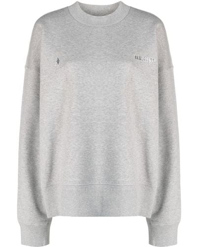 The Attico Cotton Sweatshirt - Grey