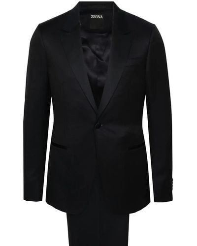 Zegna Single-breasted Suit - Black