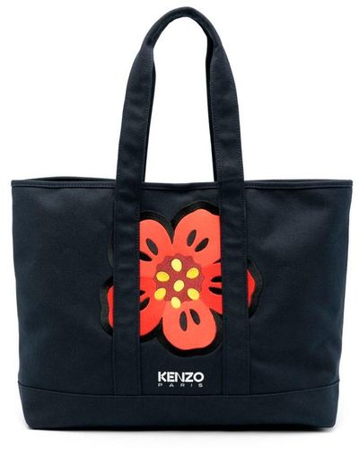 KENZO ` Utiliy` Large Tote Bag - Blue